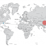 Chinese Melons global map